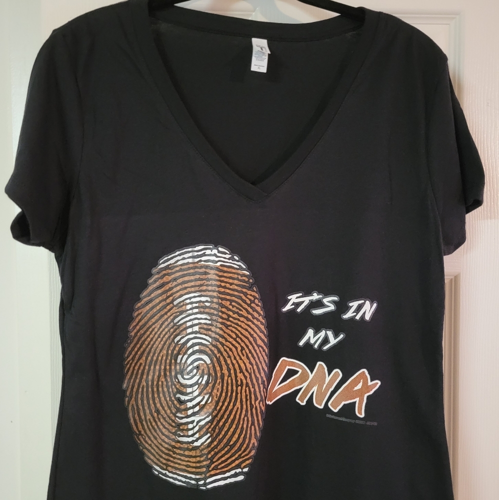 Customized XL Next Level v-neck brand 50/50 blend